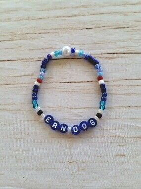 Baseball Fan Friendship Bracelet Beaded Accessory New Handmade